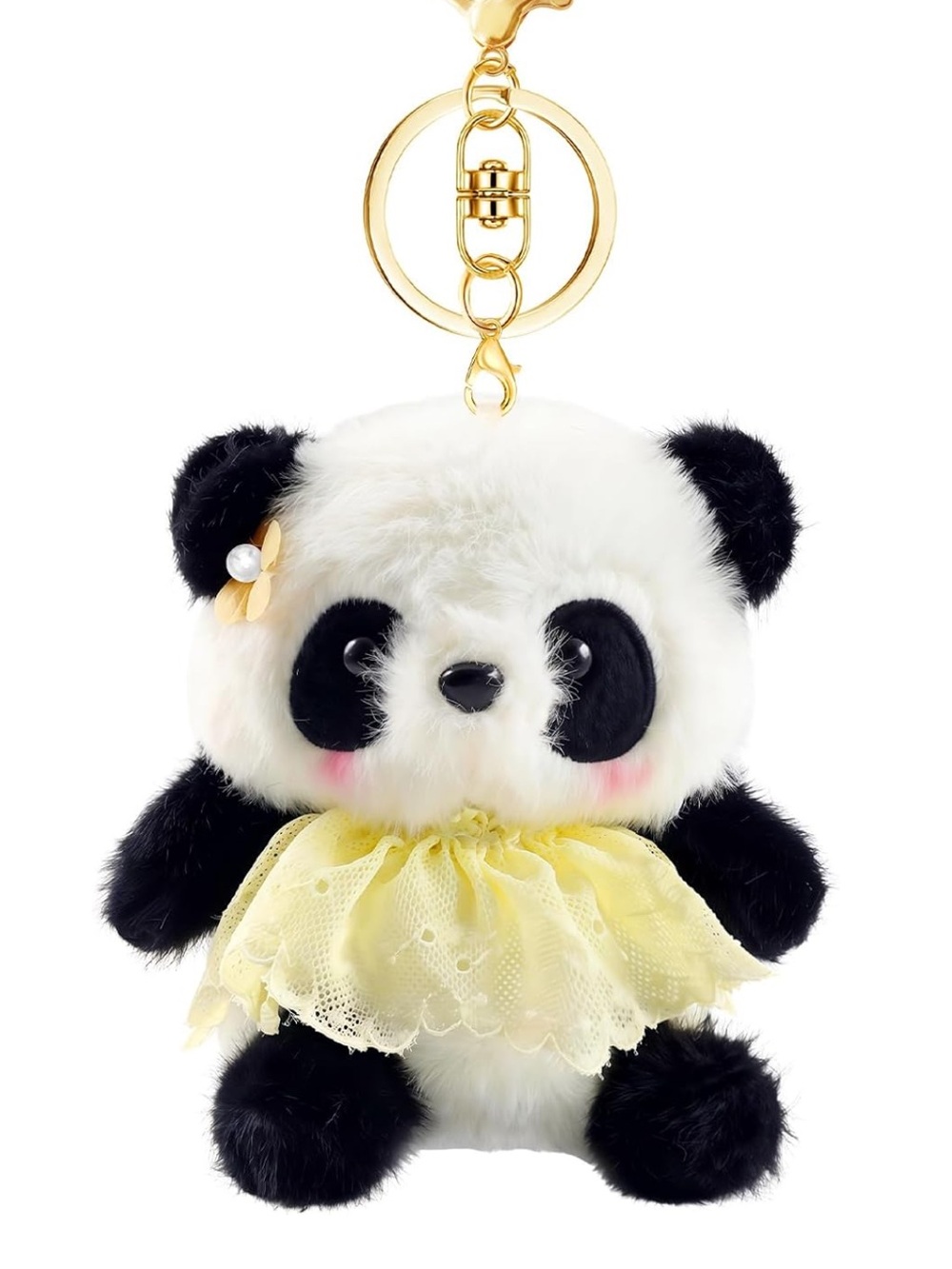 Plush Panda Bag Charm/Keychain